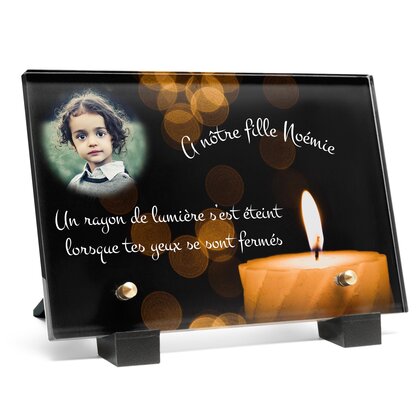 Plaque funéraire bougie 8 plapuedacaes.com
