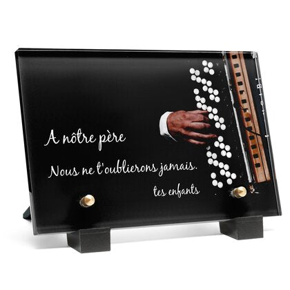 Plaque funéraire accordeon 12 plapuedacaes.com
