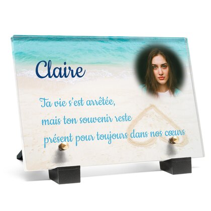 Plaque funéraire coeur-sable-blanc 30 plapuedacaes.com

