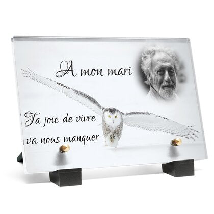 Plaque funéraire chouette-blanche 10 plapuedacaes.com

