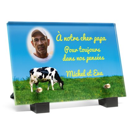Plaque funéraire plaque-funeraire-vache 18 plapuedacaes.com
