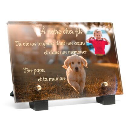 Plaque funéraire golden-retriever-chiot 7 plapuedacaes.com
