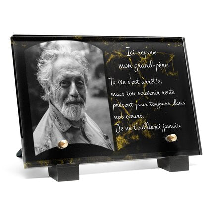 Plaque funéraire livre-marbre-noir-et-or 30 plapuedacaes.com
