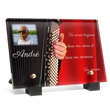 Plaque funéraire accordeon-rideau-rouge 11 plapuedacaes.com
