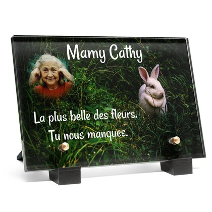 Plaque funéraire plaque-funeraire-lapin 24 plapuedacaes.com
