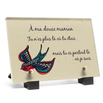 Plaque funéraire plaque-funeraire-hirondelle 30 plapuedacaes.com
