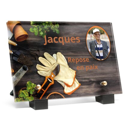 Plaque funéraire outils-pour-jardiner 17 plapuedacaes.com
