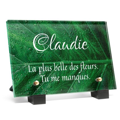 Plaque funéraire feuille-humide 17 plapuedacaes.com
