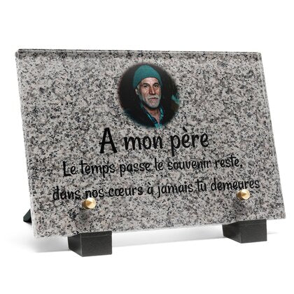 Plaque funéraire granit-gris-simple 8 plapuedacaes.com
