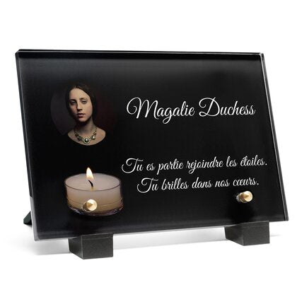 Plaque funéraire simple-bougie 14 plapuedacaes.com
