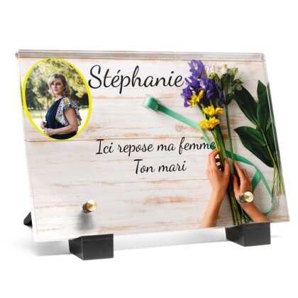 Plaque funéraire preparation-du-bouquet-de-fleurs 19 plapuedacaes.com
