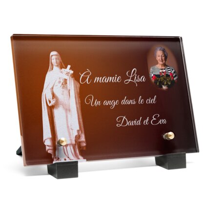 Plaque funéraire sainte-therese 28 plapuedacaes.com
