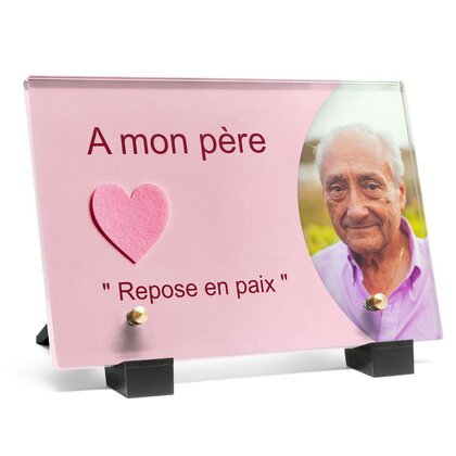 Plaque funéraire coeur-rose 20 plapuedacaes.com
