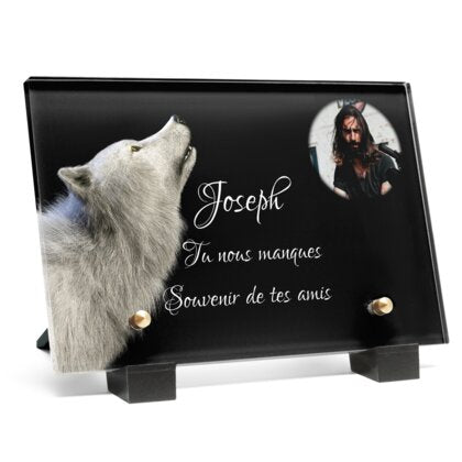 Plaque funéraire plaque-funeraire-loup 18 plapuedacaes.com
