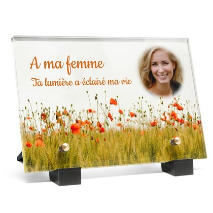 Plaque funéraire coquelicot 25 plapuedacaes.com
