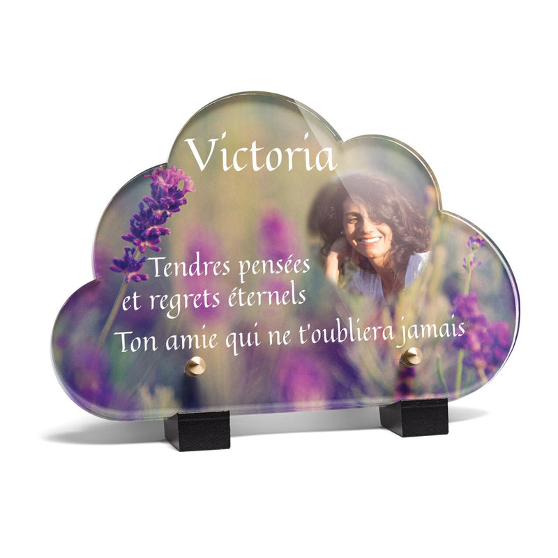 Plaque funéraire lavande-au-soleil-forme-nuage 4 plapuedacaes.com
