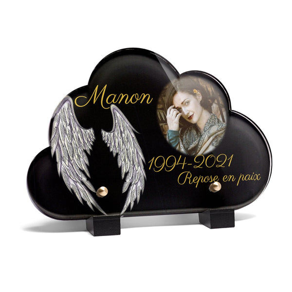 Plaque funéraire ailes-dange-forme-nuage 10 plapuedacaes.com
