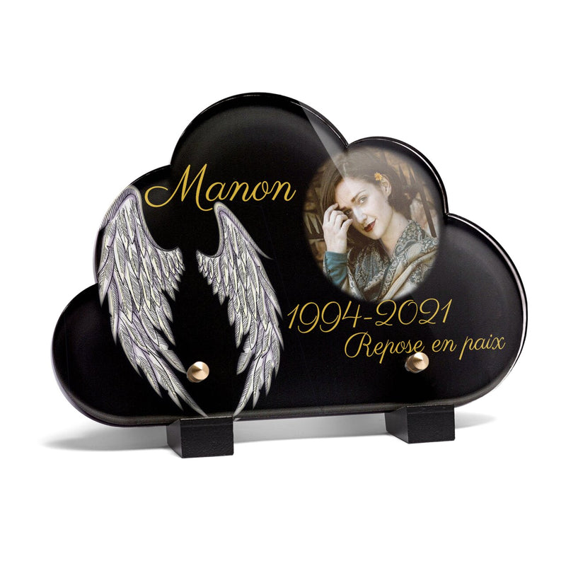 Plaque funéraire ailes-dange-forme-nuage 10 plapuedacaes.com
