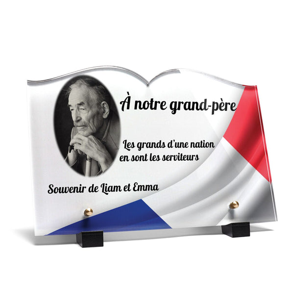 Plaque funéraire ancien-combatant-forme-livre 16 plapuedacaes.com
