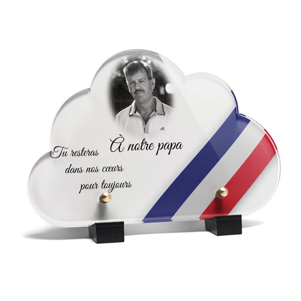 Plaque funéraire bandeau-bleu-blanc-rouge-forme-nuage 3 plapuedacaes.com
