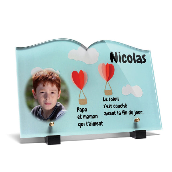 Plaque funéraire ballons-coeurs-forme-livre 28 plapuedacaes.com
