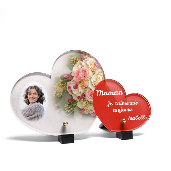 Plaque funéraire bouquet-garni-forme-double-coeur 24 plapuedacaes.com
