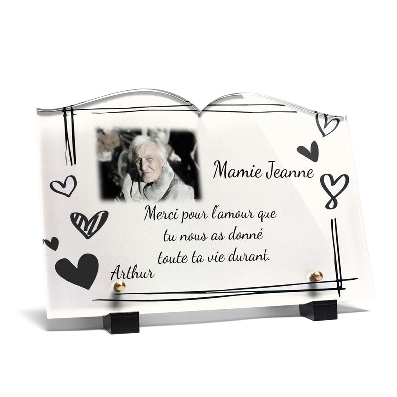 Plaque funéraire cadre-coeurs-forme-livre 22 plapuedacaes.com
