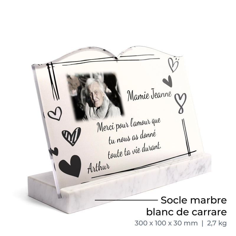 Plaque funéraire cadre-coeurs-forme-livre 5 plapuedacaes.com