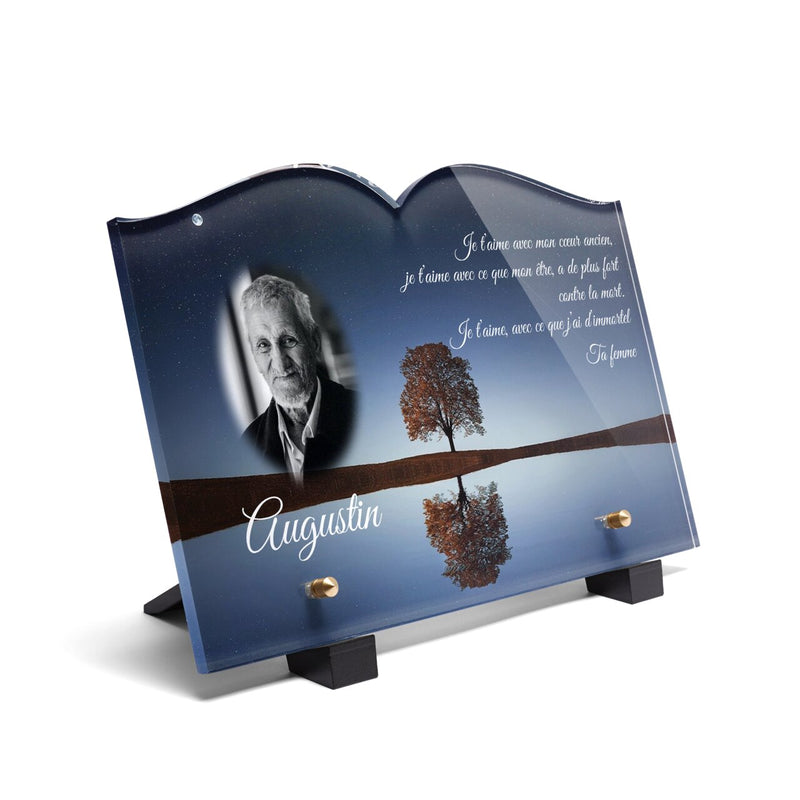 Plaque funéraire arbre-et-son-reflet-forme-livre 7 plapuedacaes.com
