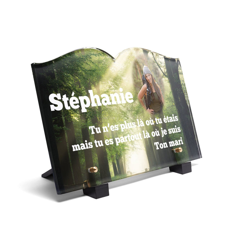 Plaque funéraire foret-forme-livre 2 plapuedacaes.com