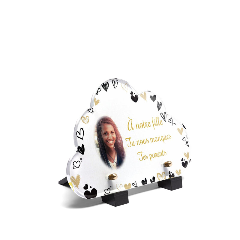 Plaque funéraire cadre-coeurs-forme-nuage 23 plapuedacaes.com