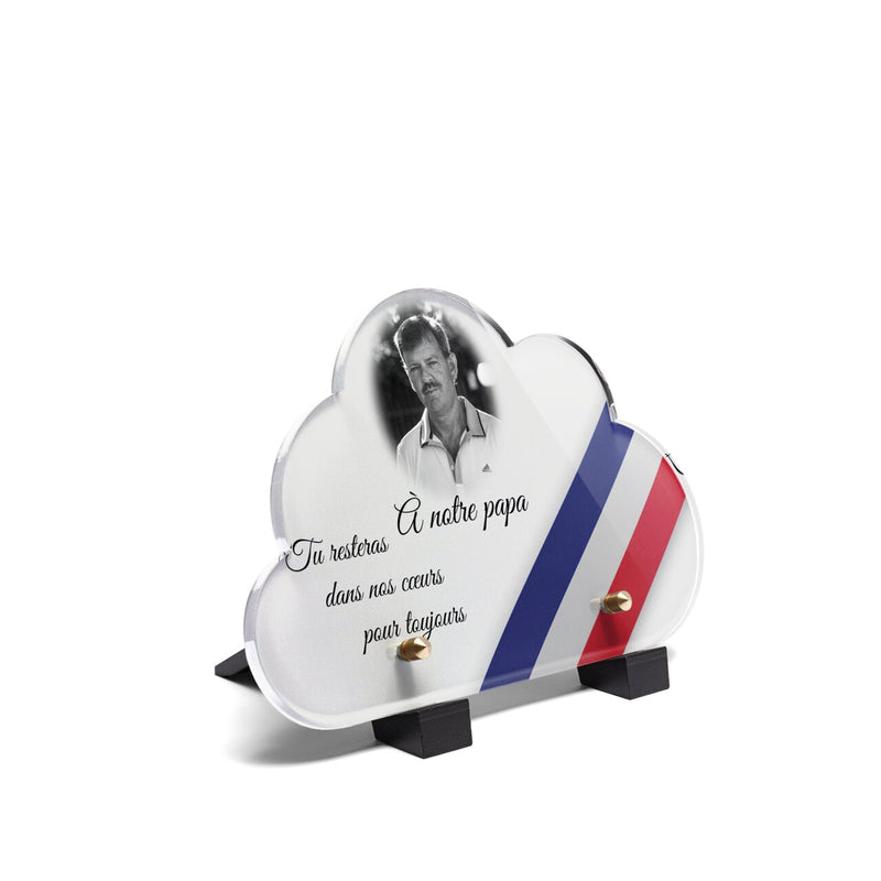 Plaque funéraire bandeau-bleu-blanc-rouge-forme-nuage 5 plapuedacaes.com