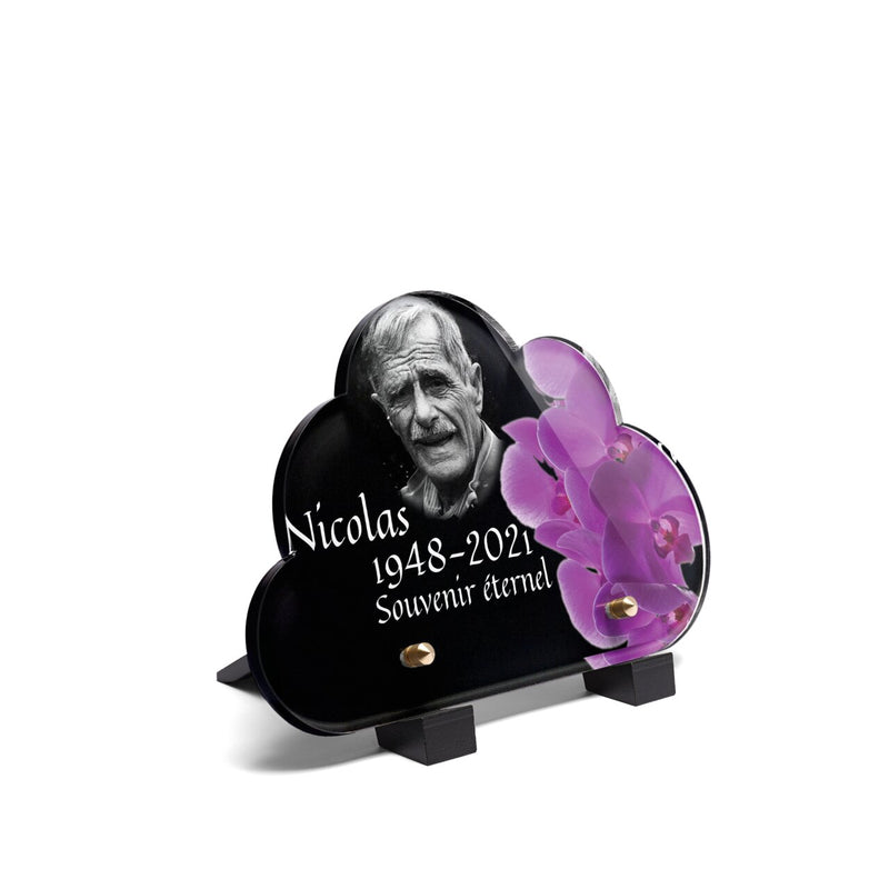 Plaque funéraire magnifiques-orchidees-forme-nuage 5 plapuedacaes.com