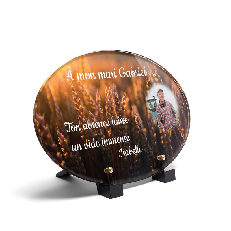 Plaque funéraire epis-de-ble-forme-ovale 9 plapuedacaes.com