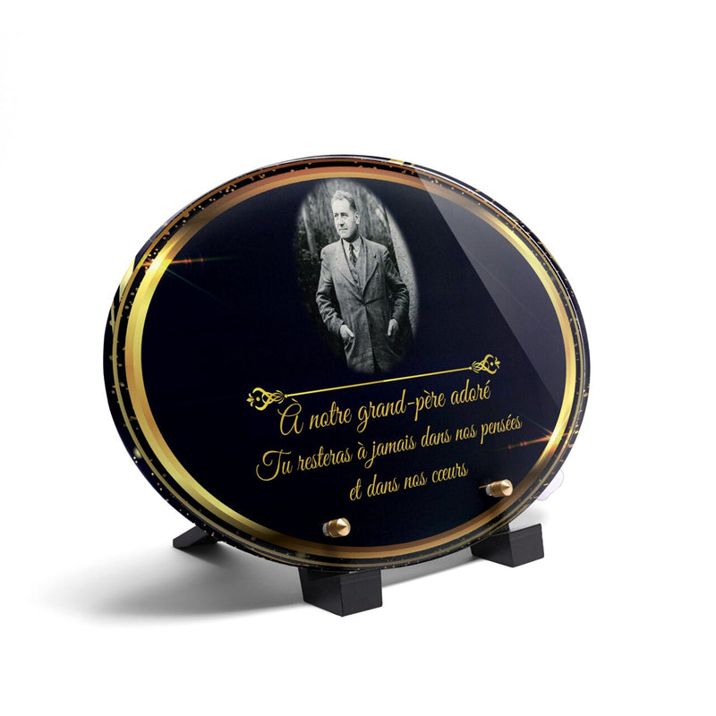 Plaque funéraire demi-cadre-forme-ovale 19 plapuedacaes.com