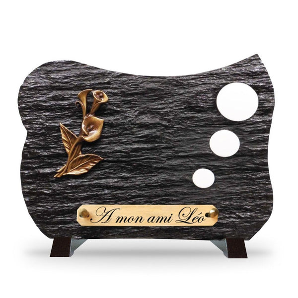 Plaque funéraire galets-blanc-et-bronze 13 plapuedacaes.com
