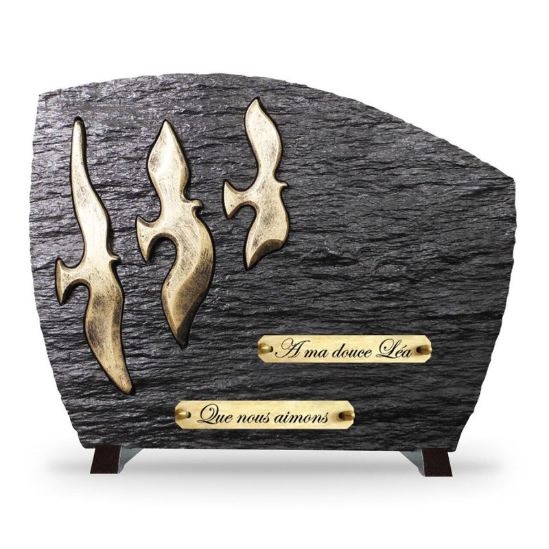 Plaque funéraire oiseaux-bronze 13 plapuedacaes.com
