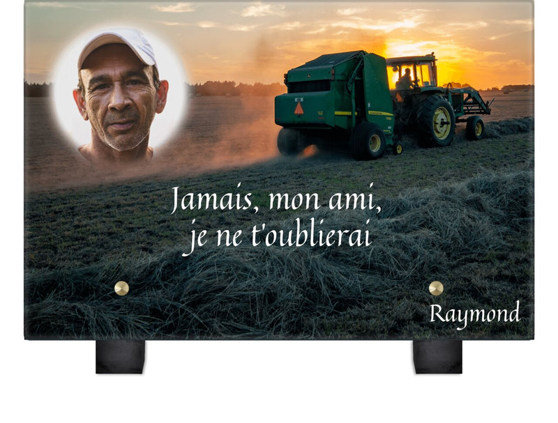 Plaque funéraire agriculteur 24 plapuedacaes.com
