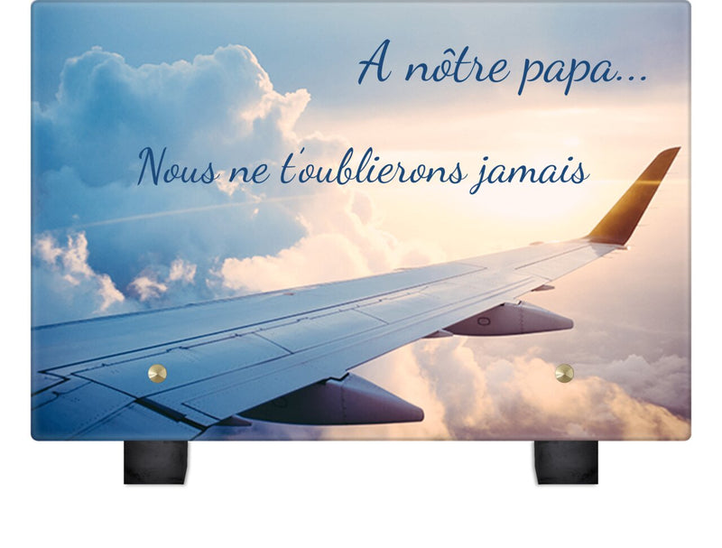 Plaque funéraire aile-avion 6 plapuedacaes.com
