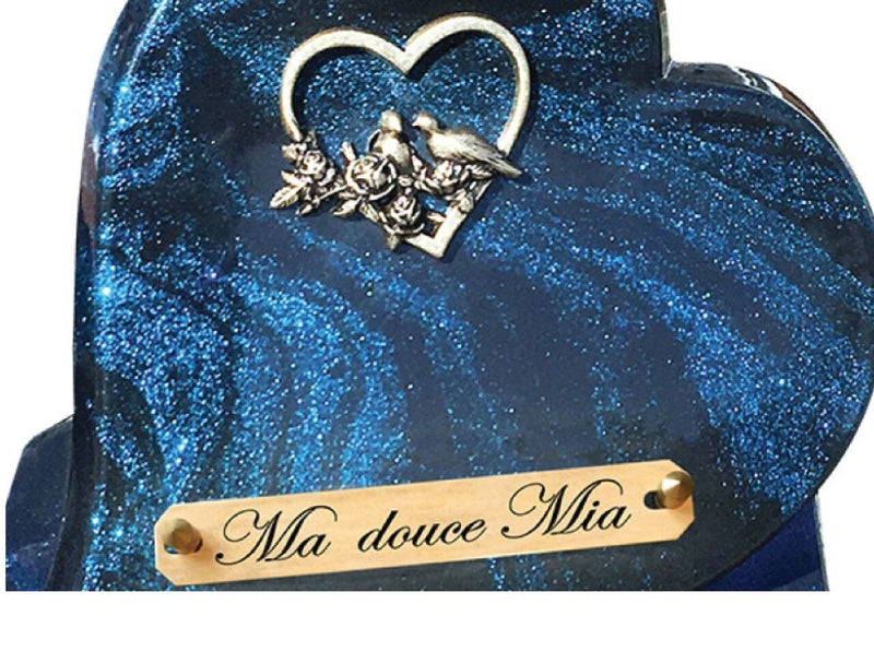 Plaque funéraire coeur-sur-socle-paillete-bleu 21 plapuedacaes.com

