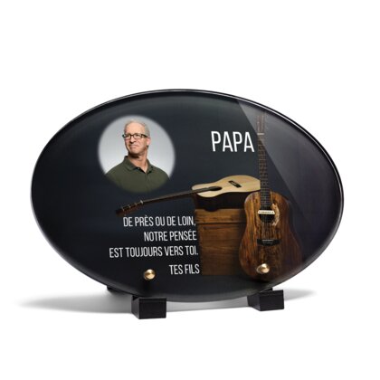 Plaque funéraire guitares-acoustiques-forme-ovale 6 plapuedacaes.com
