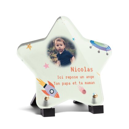 Plaque funéraire dessin-vaisseaux-spatiaux-dans-lespace-forme-etoile 4 plapuedacaes.com
