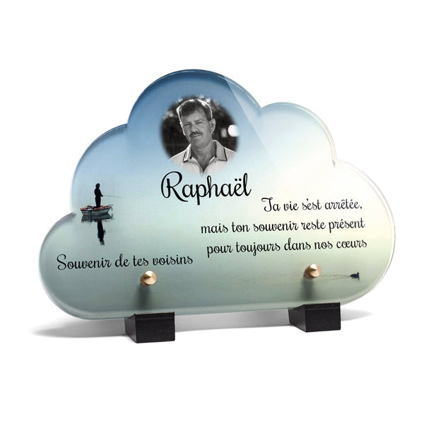 Plaque funéraire peche-en-bateau-forme-nuage 21 plapuedacaes.com
