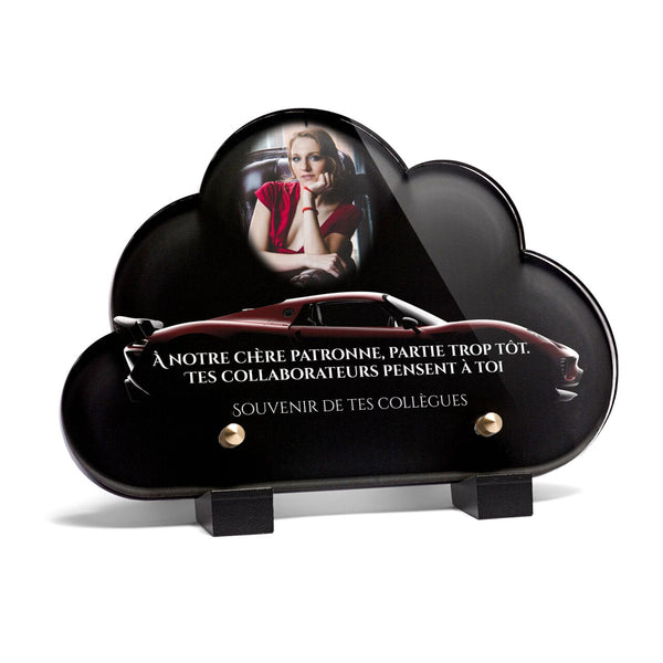 Plaque funéraire voiture-rouge-forme-nuage 4 plapuedacaes.com
