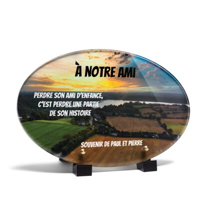 Plaque funéraire champs-vus-du-ciel-forme-ovale 10 plapuedacaes.com
