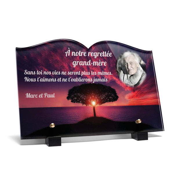 Plaque funéraire arbre-spirituel-forme-livre 28 plapuedacaes.com
