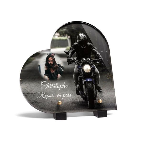 Plaque funéraire motard-forme-coeur 23 plapuedacaes.com
