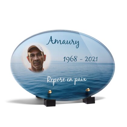 Plaque funéraire horizon-ocean-forme-ovale 16 plapuedacaes.com
