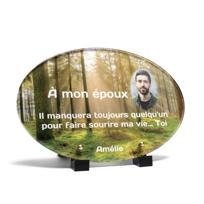 Plaque funéraire foret-forme-ovale 25 plapuedacaes.com

