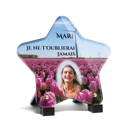 Plaque funéraire champ-de-tulipes-forme-etoile 26 plapuedacaes.com
